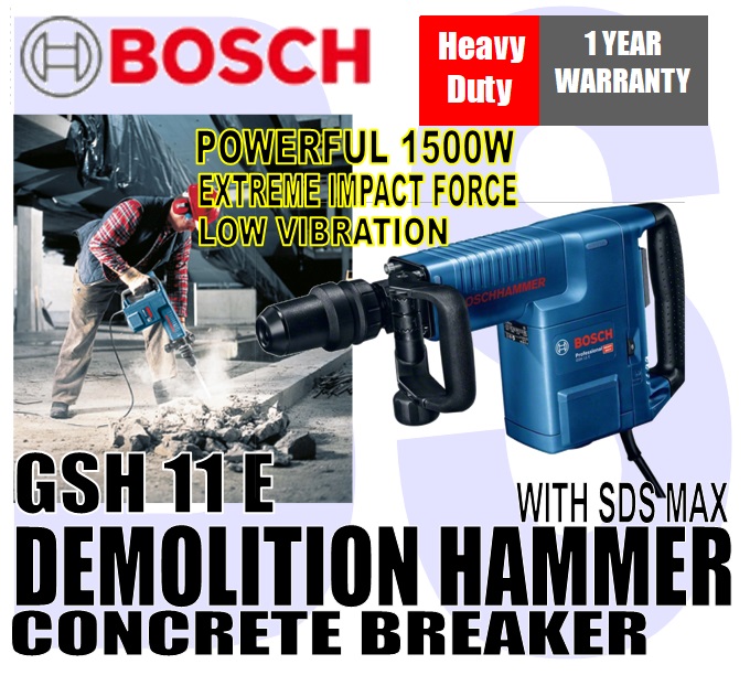Demolition hammer with SDS-Max 