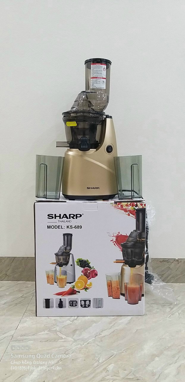 máy ép chậm ks689, máp ép chậm sharp ks-689