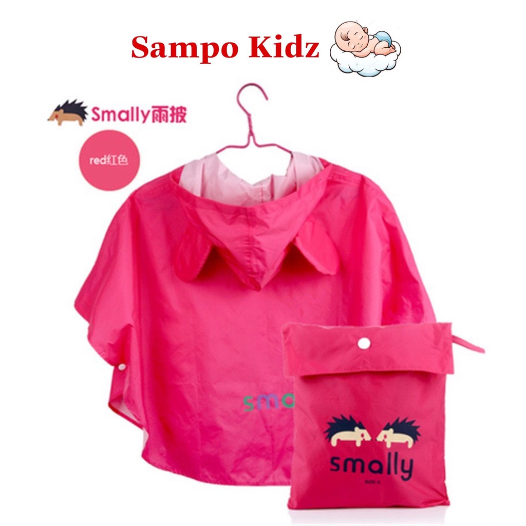 (MẪU 2023) ÁO MƯA CÁNH DƠI SMALLY CHO BÉ