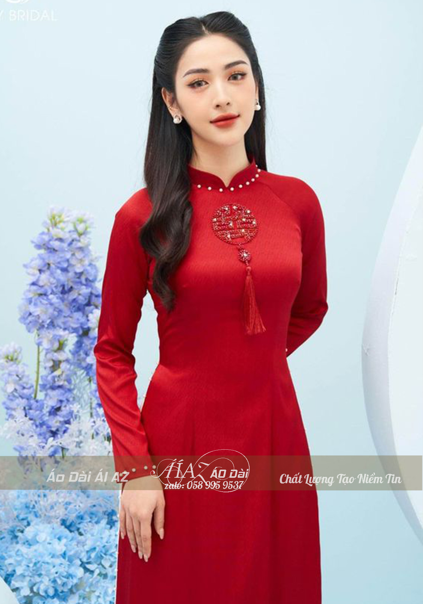 Áo Dài Cô Dâu Cưới Hỏi D7
