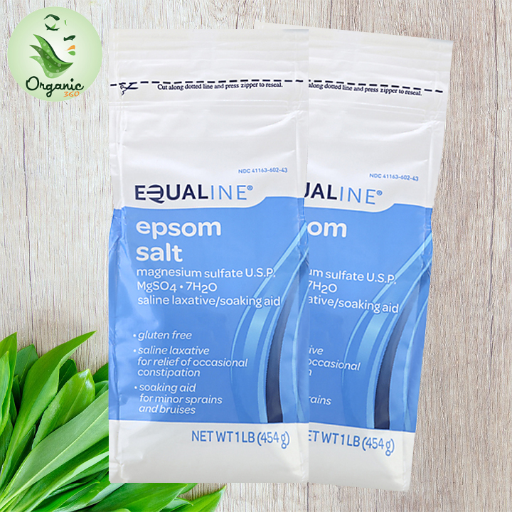 Muối tắm Epsom salt nguyên chất Equaline 454g
