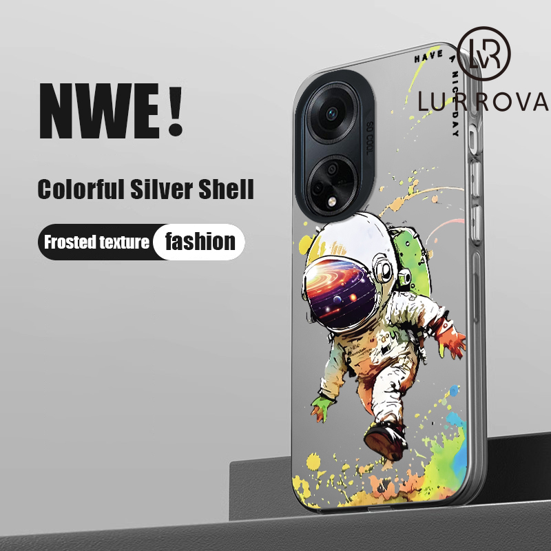 Case OPPO A98 5G Graffiti Monkey Graffiti Doraemon Graffiti Panda Graffiti Astronaut Graffiti Black Cat Colorful cartoon mobile phone case