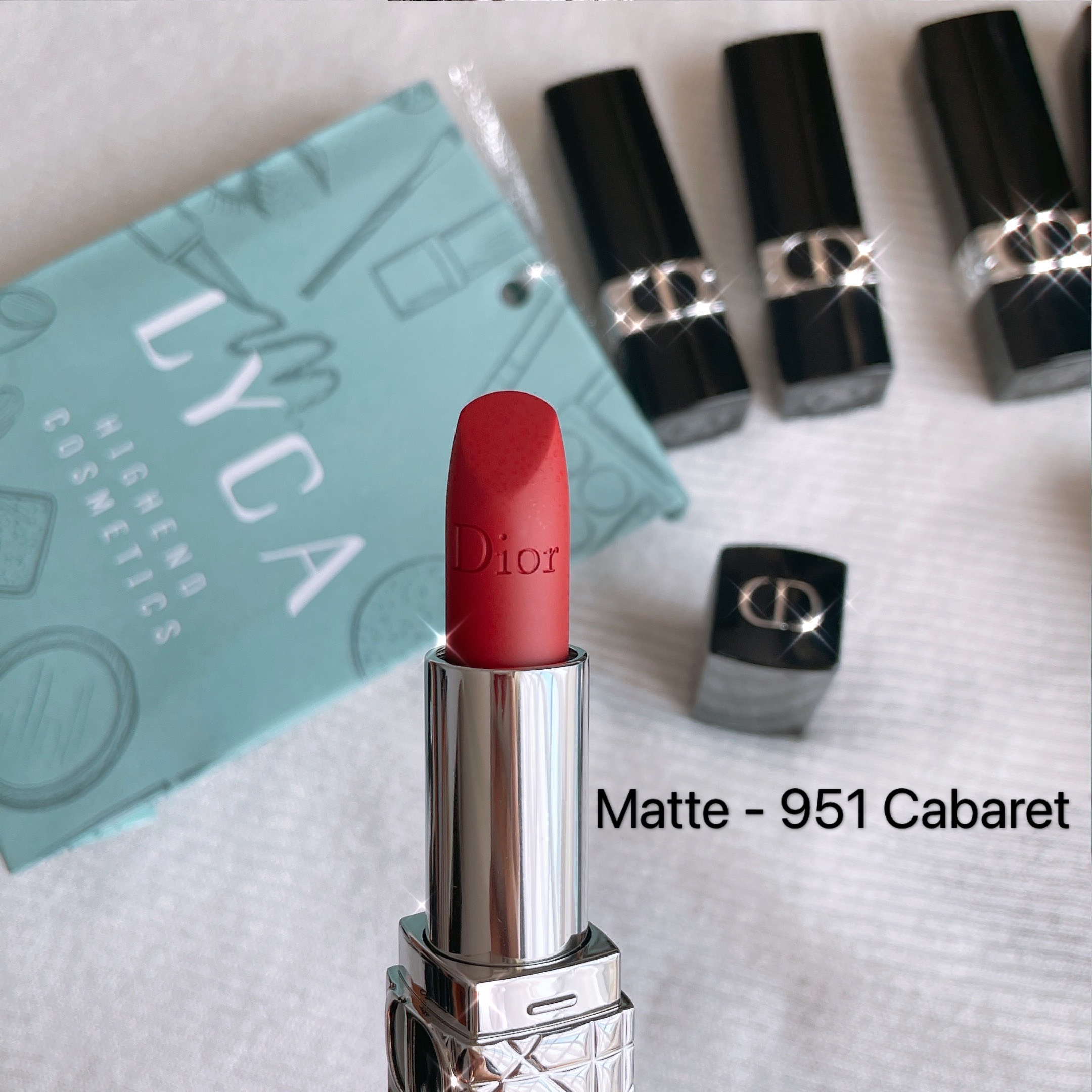 LYCA] 💄SON THỎI DIOR ROUGE VELVET MATTE SATIN SẴN MÀU 000-999