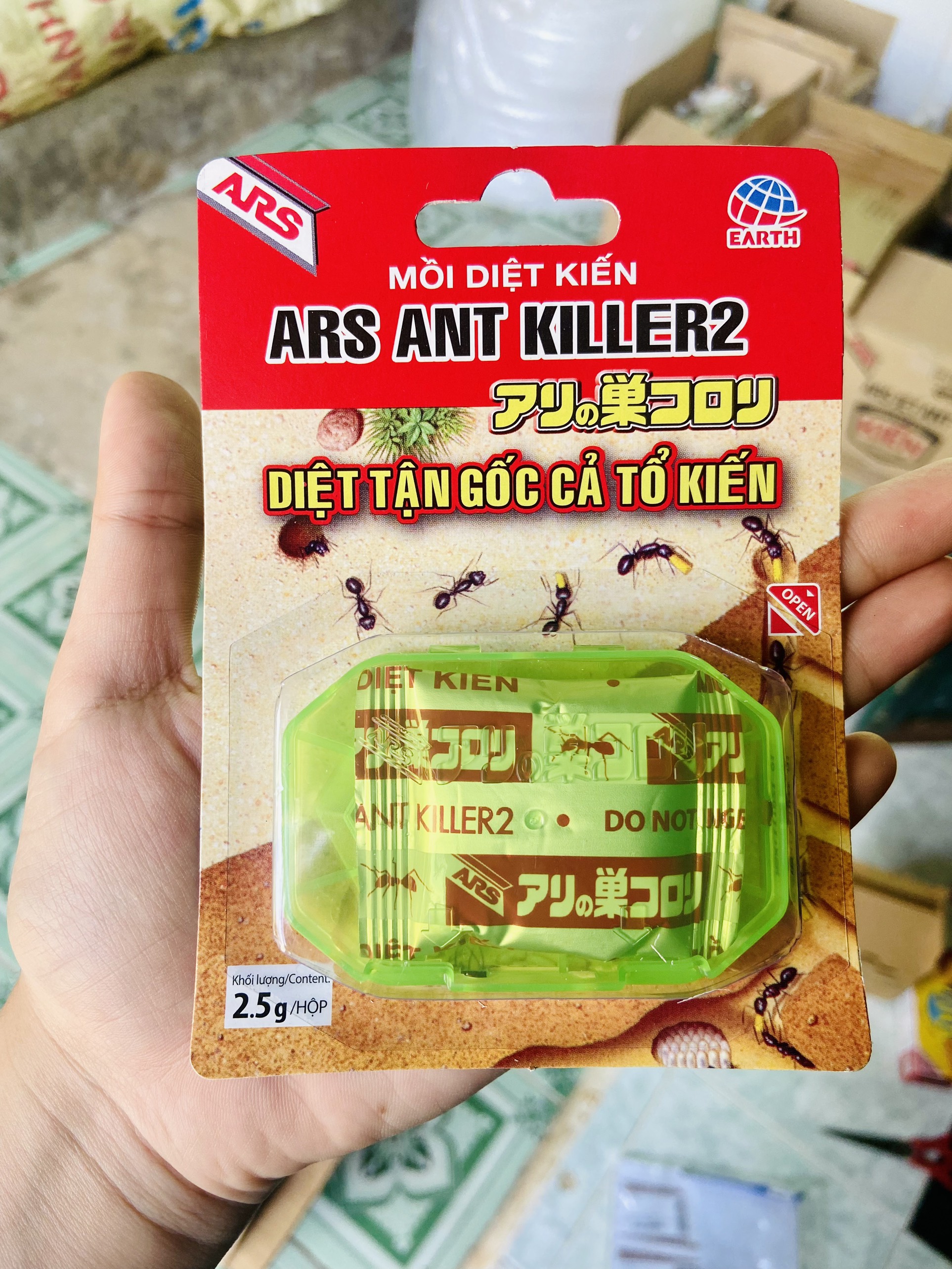 Mồi diệt kiến ars ant killer 2 diệt kiến tận gốc bẫy dẫn dụ kiến hàng nhập - ảnh sản phẩm 4