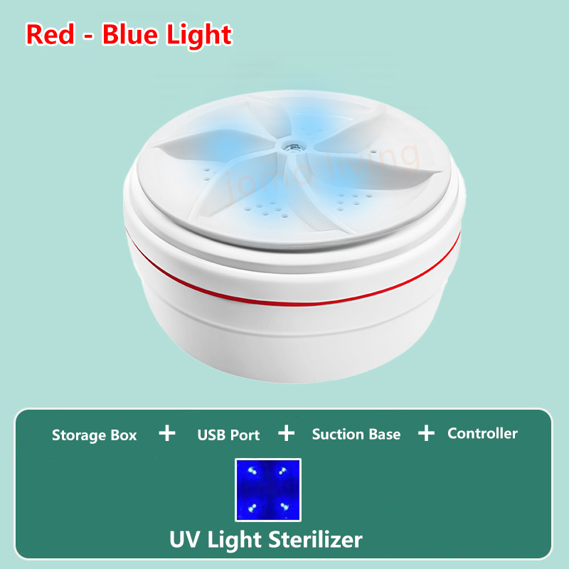 SG Ready Stocks Mini Turbine Washing Machine Portable Small Ultrasonic