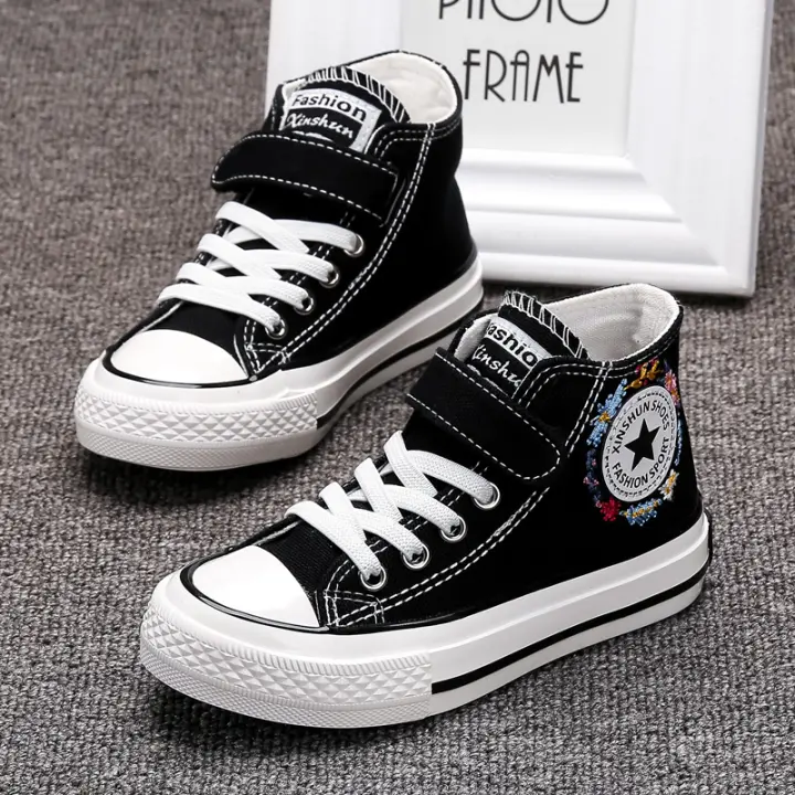 canvas boy shoes