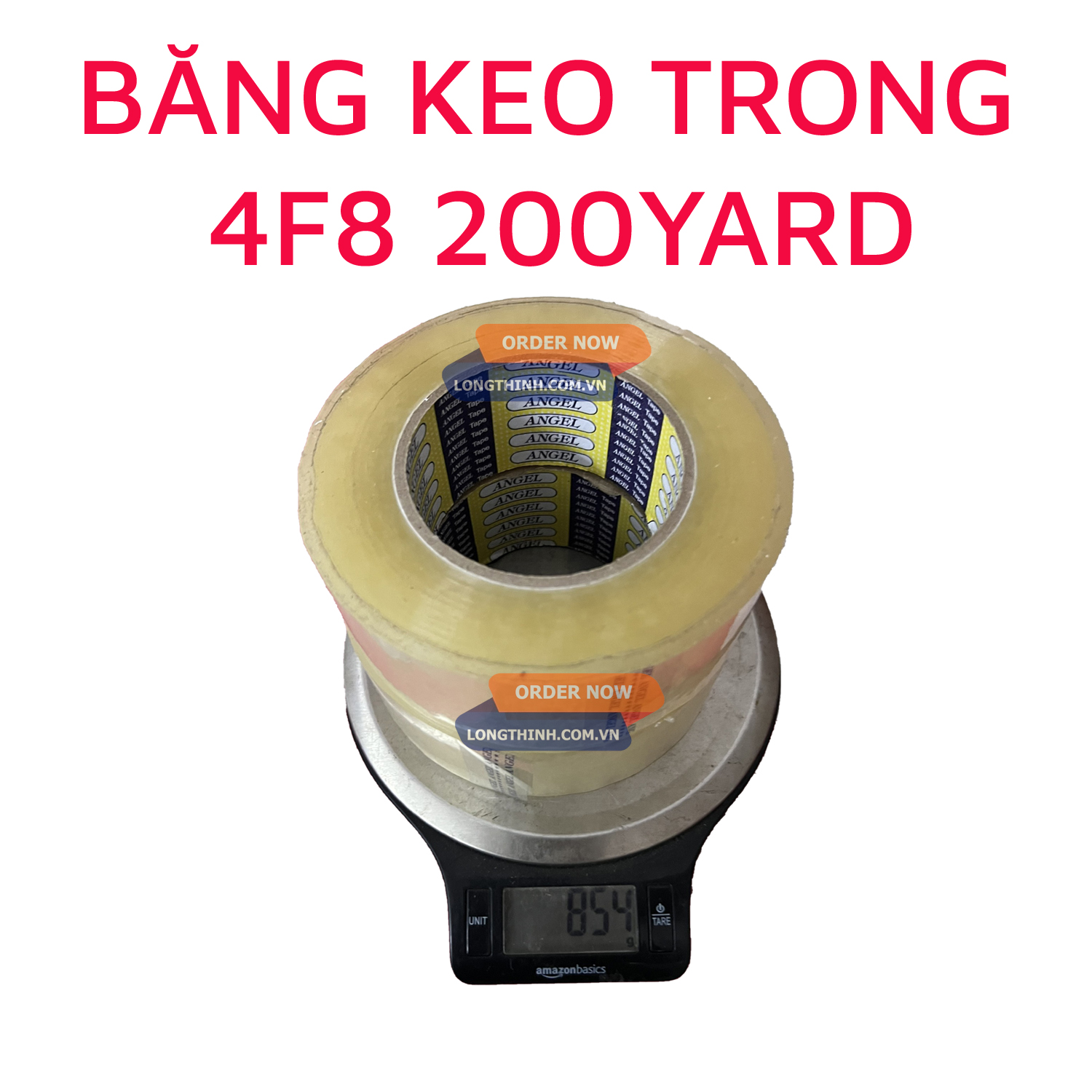 Băng keo trong 4f8 200y