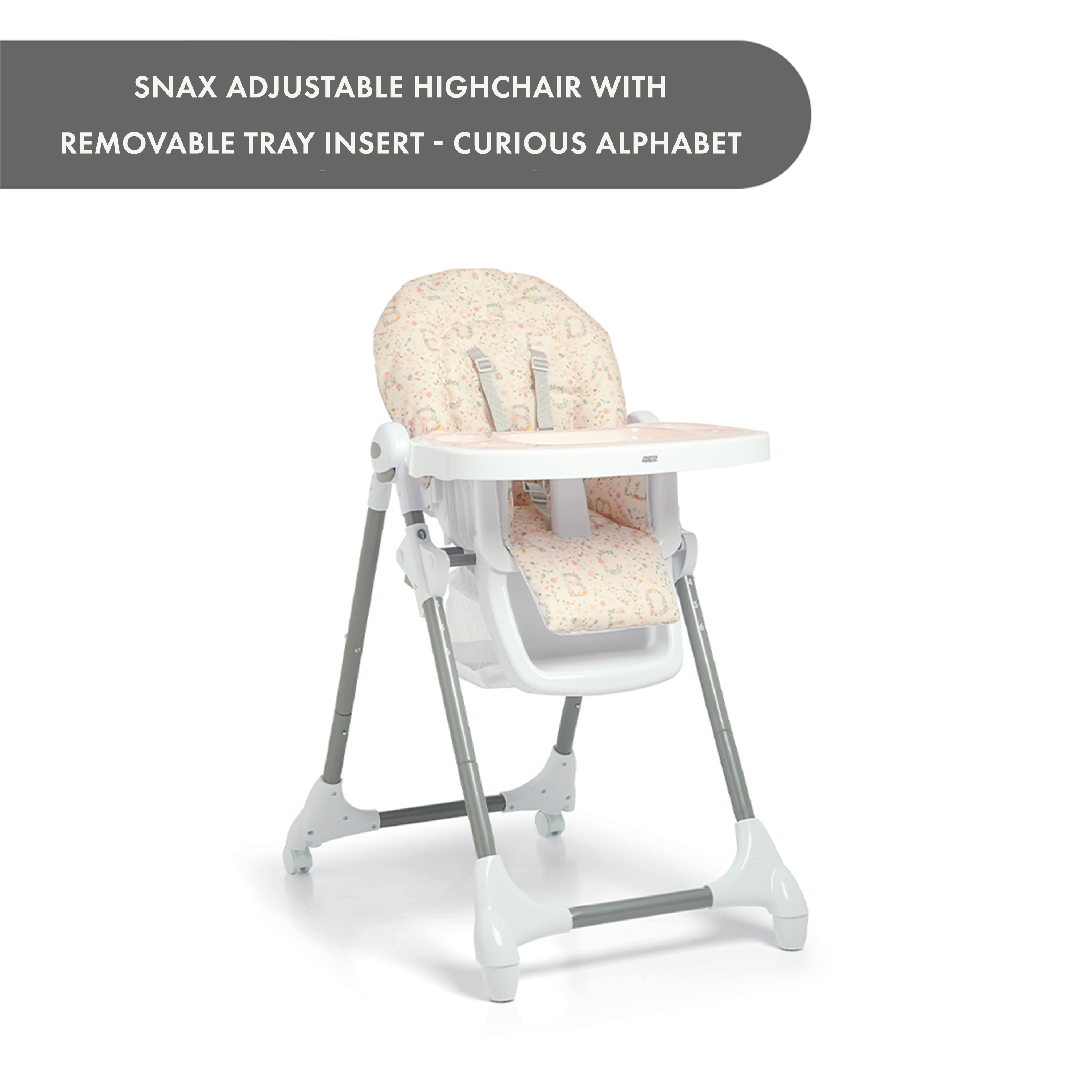 Mamas and Papas Snax Adjustable Highchair with Removable Tray
