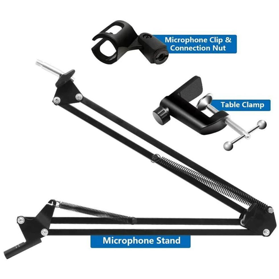 Microphone holders are professional, rotatable, adjustable, solid and durable, easy to install, fast delivery
