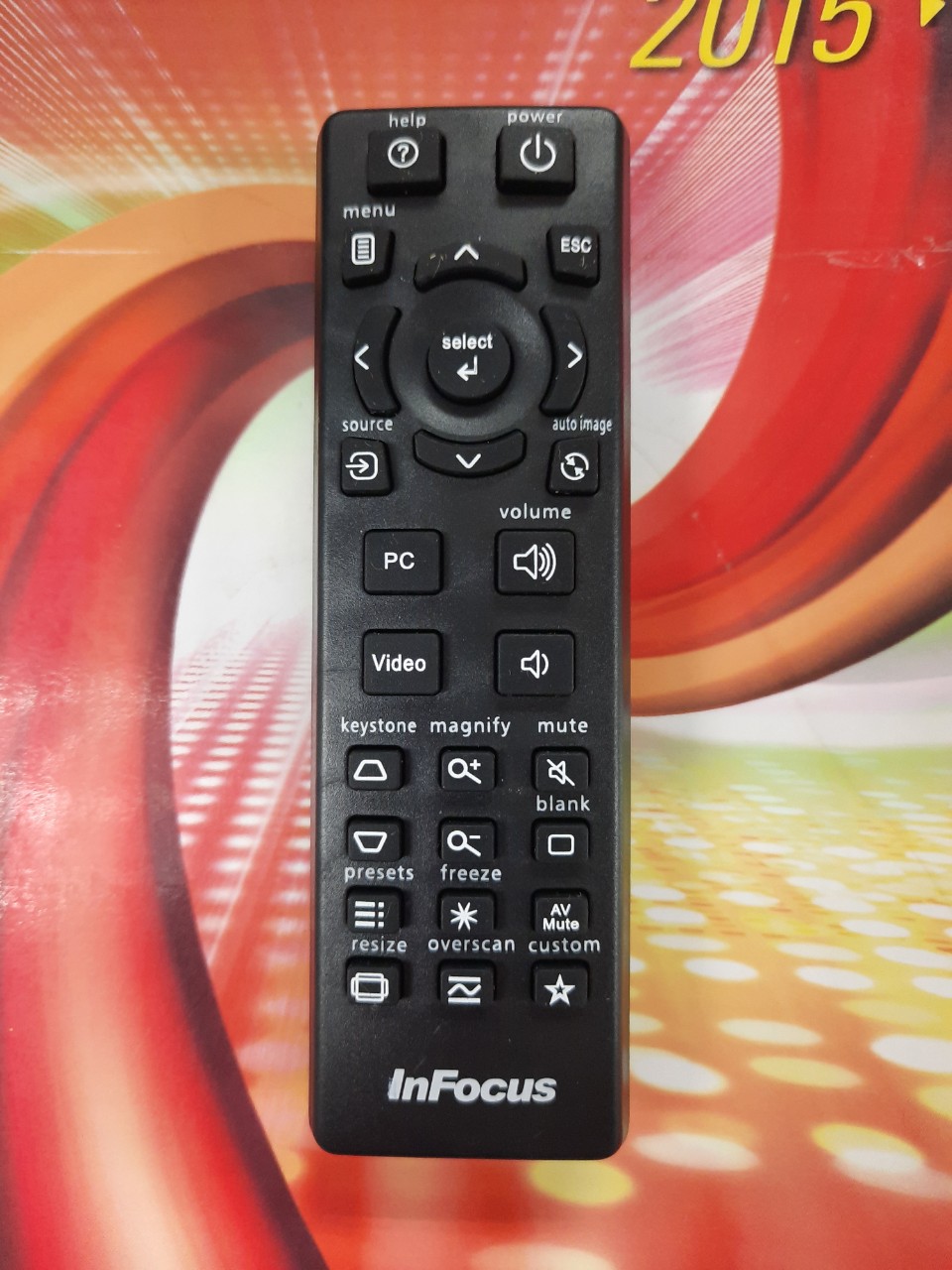 [Hàng chất lượng cao BH 1 năm] Remote máy chiếu INFOCUS mẫu 2 - Điều khiển máy chiếu INFOCUS mẫu 2 - PROJECTOR (Hàng hãng - tặng pin)