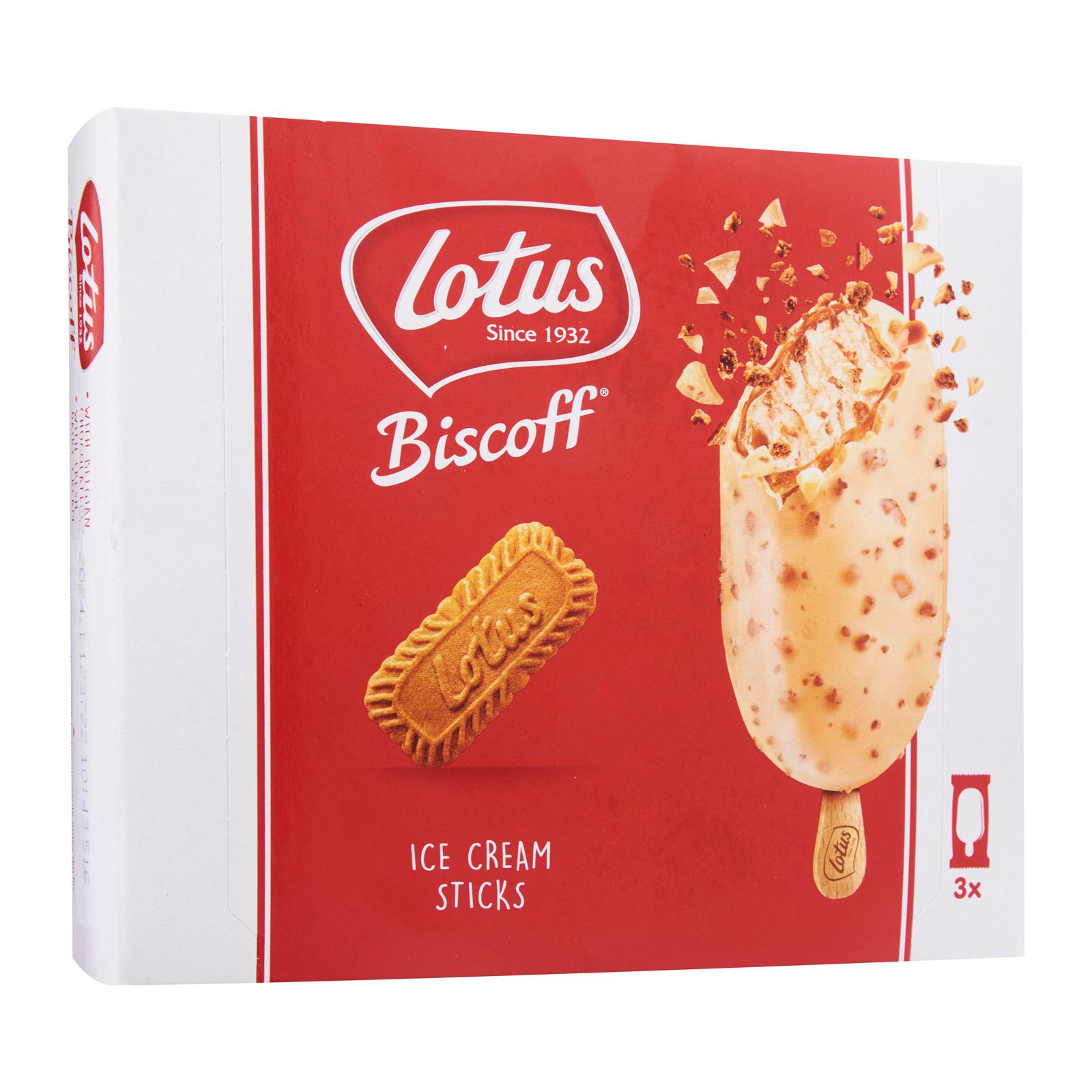 Lotus Biscoff Ice Cream White Chocolate Sticks 3X90ML Lazada Singapore