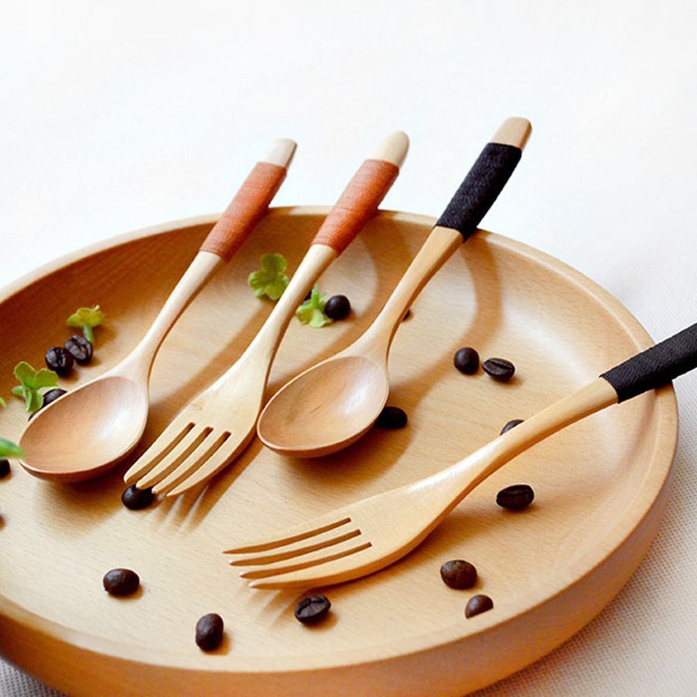 Wooden%20Natural%20Soups%20Cereal%20Utensil%20Kitchen%20Supplies%20Spoon%20Dinnerware%20Sets%20Tableware%20Fork%20-%20Image%206