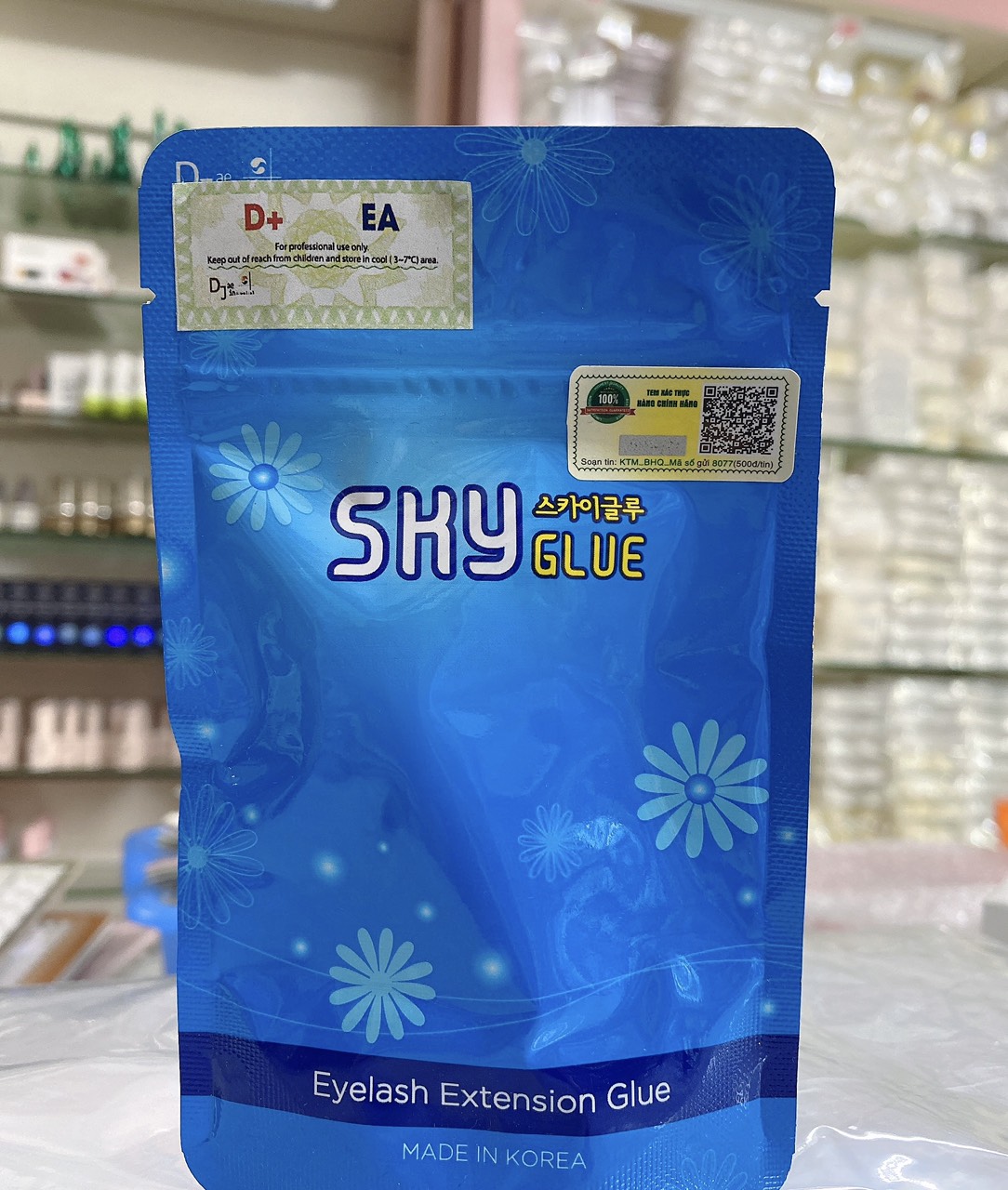Keo Nối Mi Sky Glue D+ và S+ (Keo nắp đen) 5ml