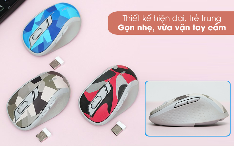 Chuột Bluetooth Silent Rapoo M500 ( Like New )
