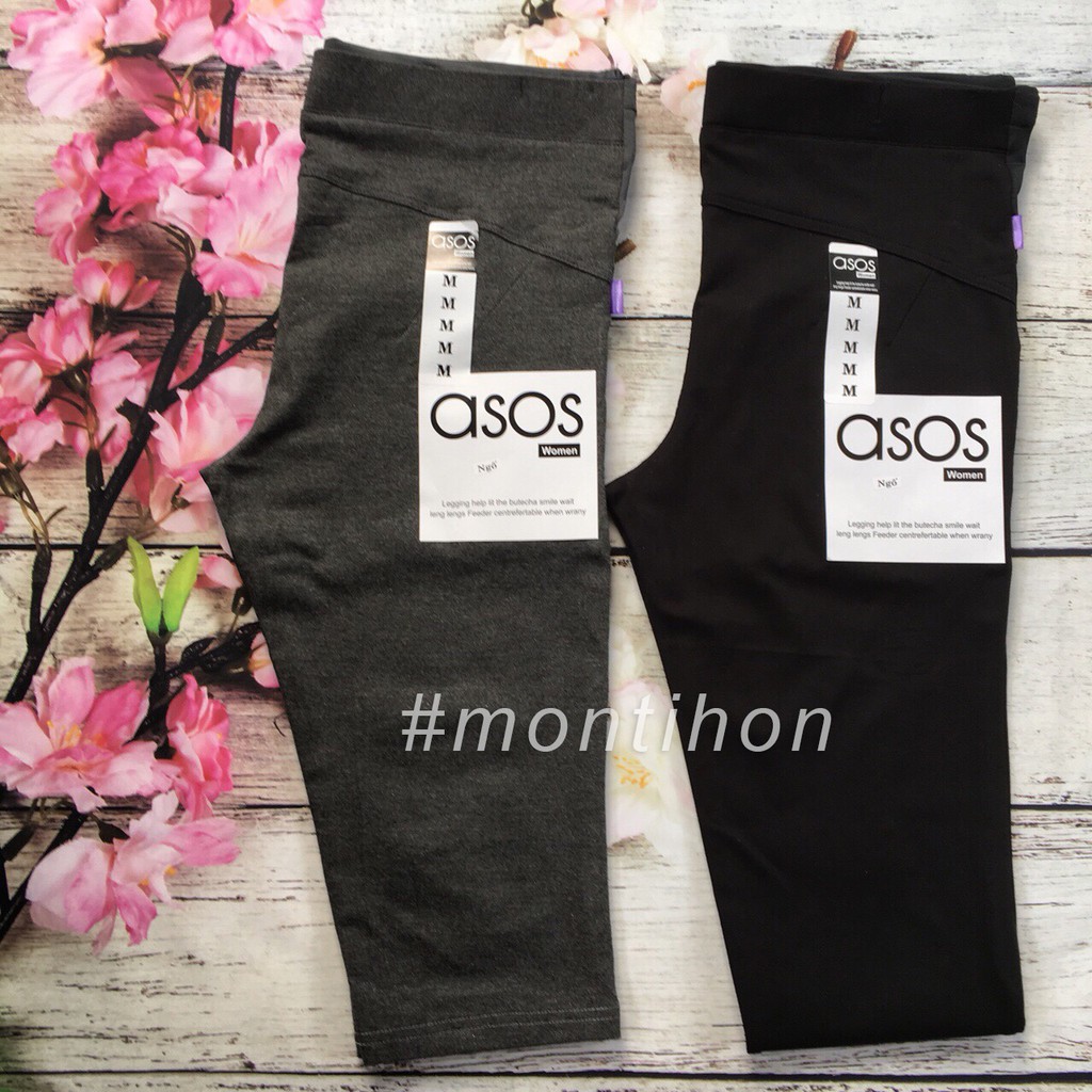 Quần lửng bầu nâng mông có chun chỉnh asos (Đủ size 40-85kg)