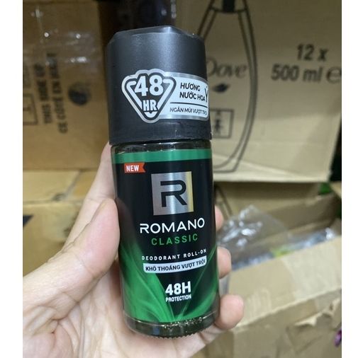 Lăn khử mùi Romano Classic khô thoáng vượt trội 50ml