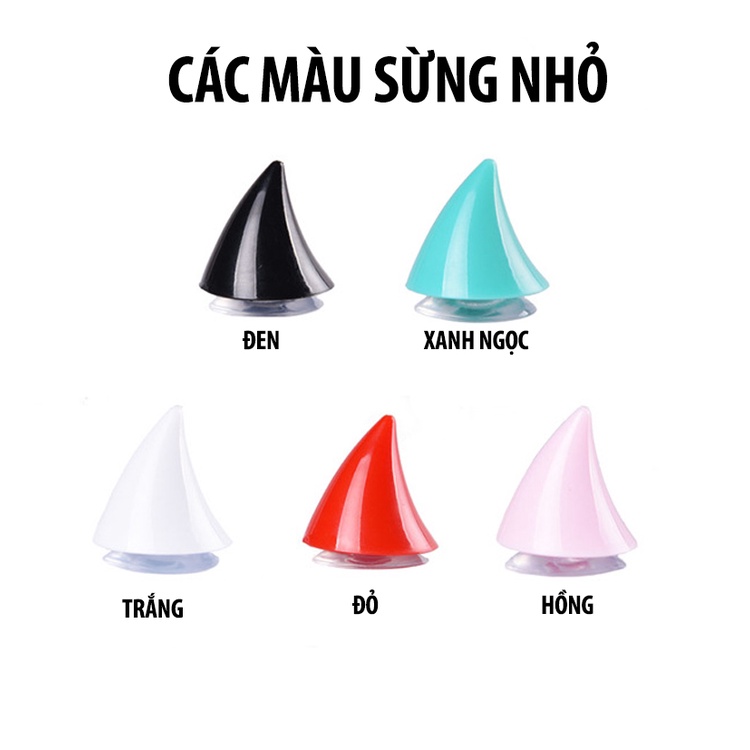 Sừng Gắn Mũ Bảo Hiểm Đẹp Và Độc - Nhiều Màu Lựa Chọn