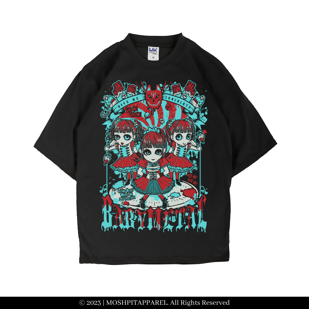 BABYMETAL GIMMI CHOCOLATE TEE 初代 ギミチョコ（Lサイズ）