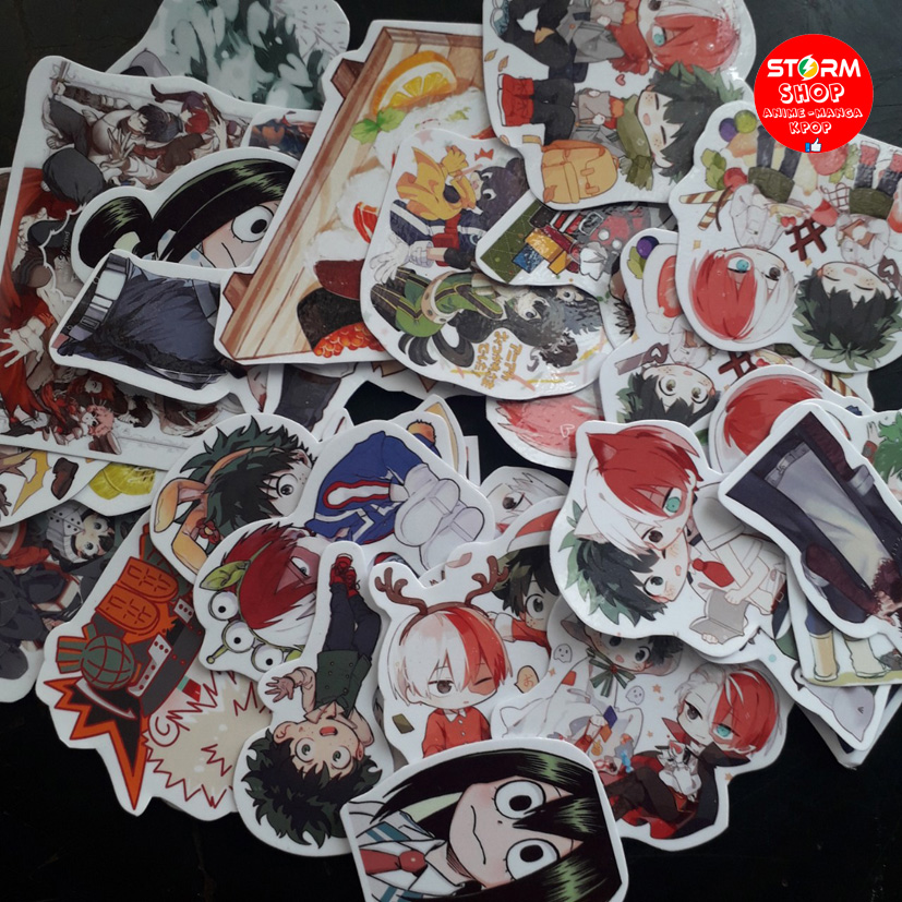 Sticker/ hình dán anime my hero academia
