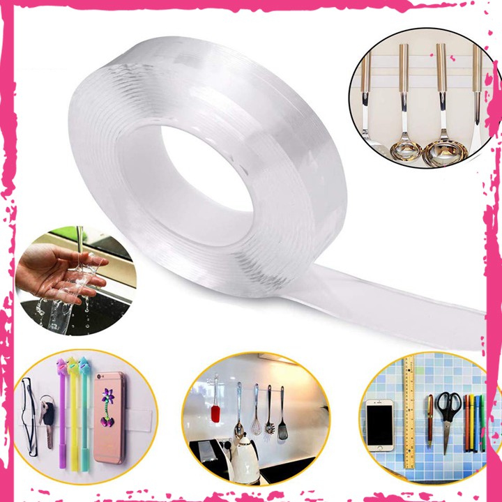 Băng dính 2 mặt thần thánh 3m loại 1 bản dày