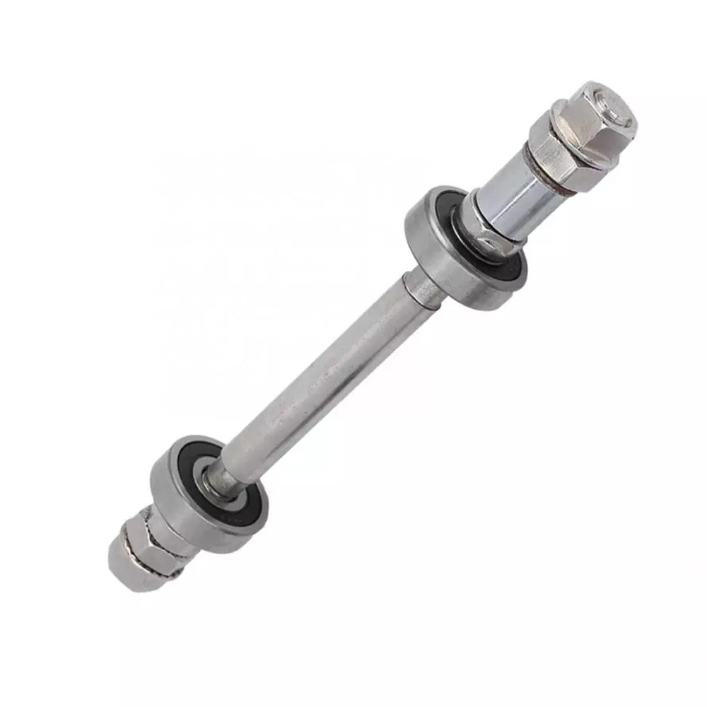 Yingxing cycling durable bmx bike shaft mountain bike front rear axle axle lever 6000 bearing bike solid shaft bicycle hub axle