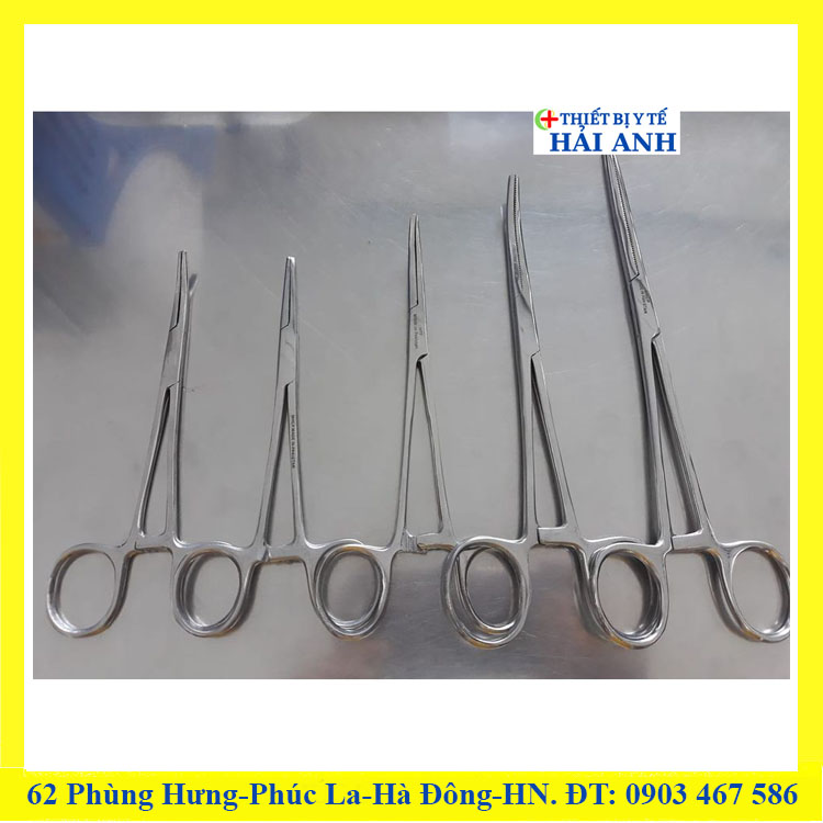 Pank kẹp y tế thẳng sz 12cm, 14cm, 16cm