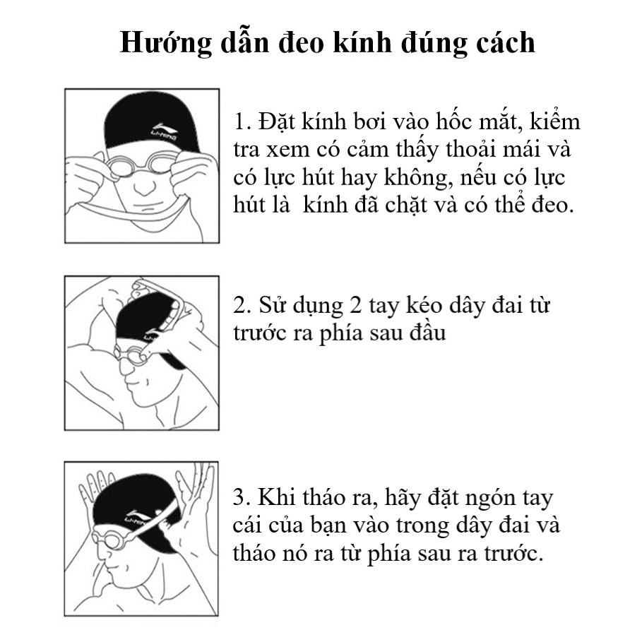 Kính bơi trẻ em YUKE SC13 độ nét cao ( chính hãng )