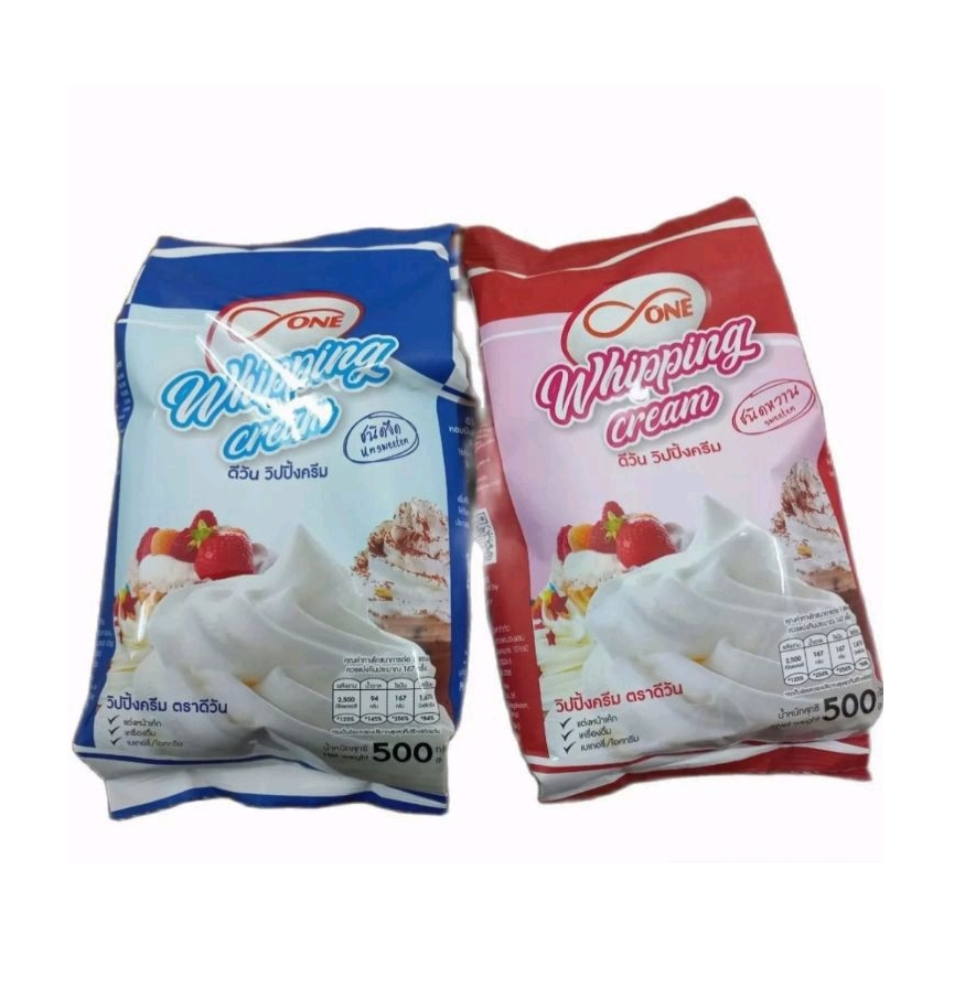 Bột whipping cream Thái Lan lạt, ngọt TC 500g