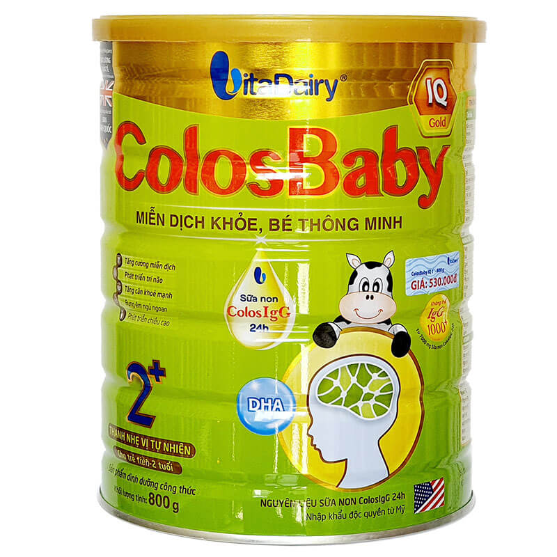 Sữa bột colosbaby iq gold 0+ 1+ 2+ .....