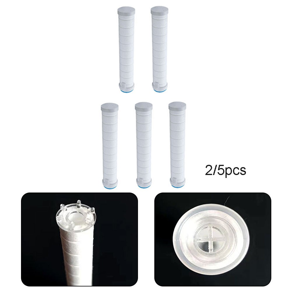 2/5Pcs Universal Filter Shower Head PP Cotton Filter Replacement Shower Filter Filter Element