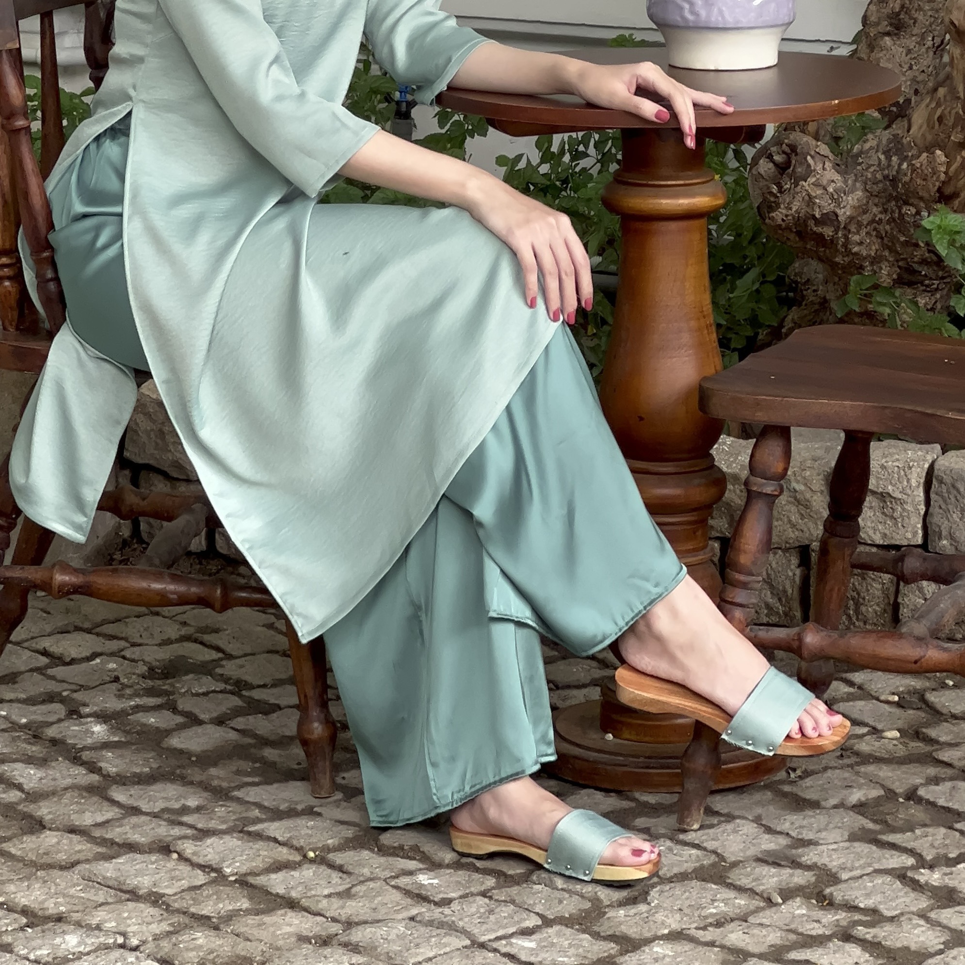 Sumire Store Guốc gỗ bọc vải Yên Phụng