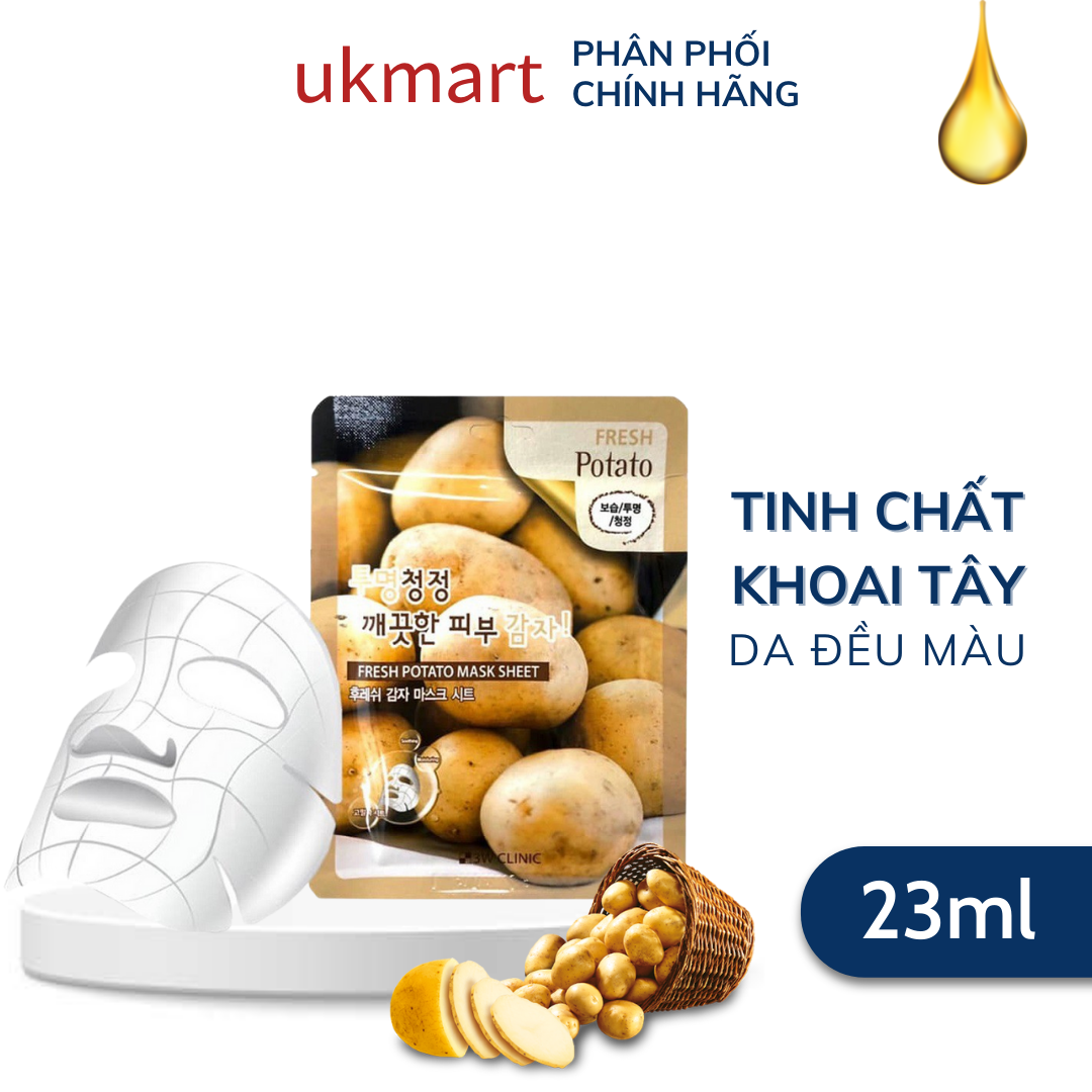 Mặt Nạ Dưỡng Da 3W CLINIC Fresh Mask 23ml