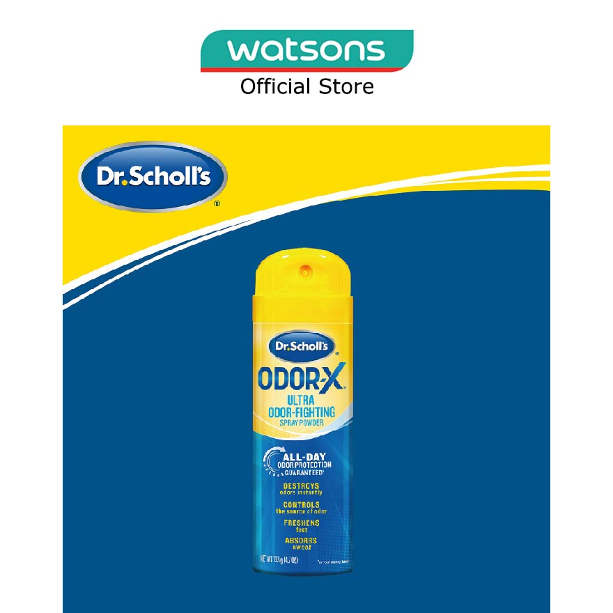 DR SCHOLL’S Odorx Ultra Odor Fighting Spray Powder (For Foot Odor) 133g