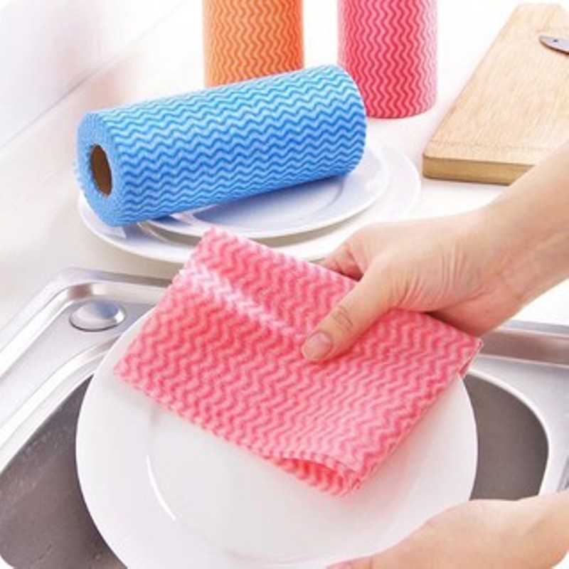 [HCM]Combo 3 cuộn khăn lau đa năng (50 cái/ 1 cuộn)