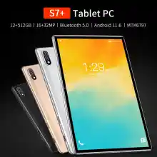 ภาพขนาดย่อของภาพหน้าปกสินค้าLazMaII TOP1 แท็บเล็ตถูกๆ Sg Galaxy S7+ Tablet PC+ ใหม่ แท็บเล็ต 4g/5G แท็บเล็ตโทรได้ Screen Dual Sim Andorid Full HD จัดส่งฟรี รองรับภาษาไทย หน่วยประมวลผล แท็บเล็ตสำหรับเล่นเกมราคาถูก RAM12G ROM512G ไอเเพ็ด แท็บเล็ต แท็บเล็ตราคาถูกๆ จากร้าน Tablet_Eternal บน Lazada