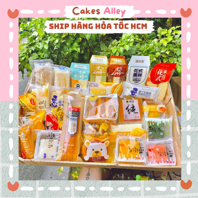 [HCM] Thùng 500G Bánh Mix Đài Loan Đủ Vị