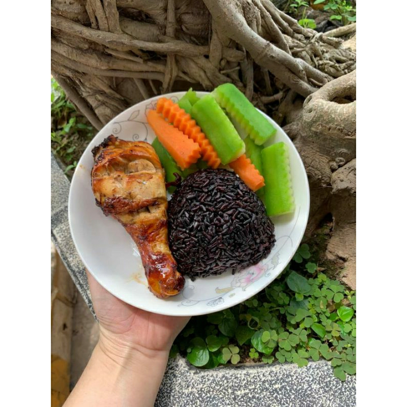 ( 1kg) Gạo lứt đen Điện Biên mềm dẻo