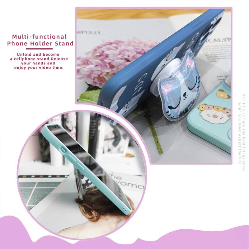 colorful%20TPU%20Phone%20Case%20For%20Samsung%20Galaxy%20A16%205G/SM-166P/E%20Silicone%20Kickstand%20Durable%20Waterproof%20Anti-knock%20Simplicity%20-%20Image%202