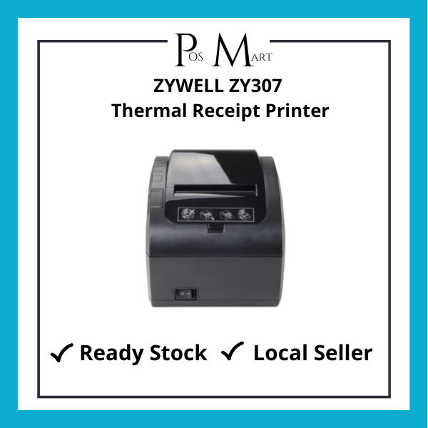 ZYWELL ZY307 Thermal Receipt Printer Lazada