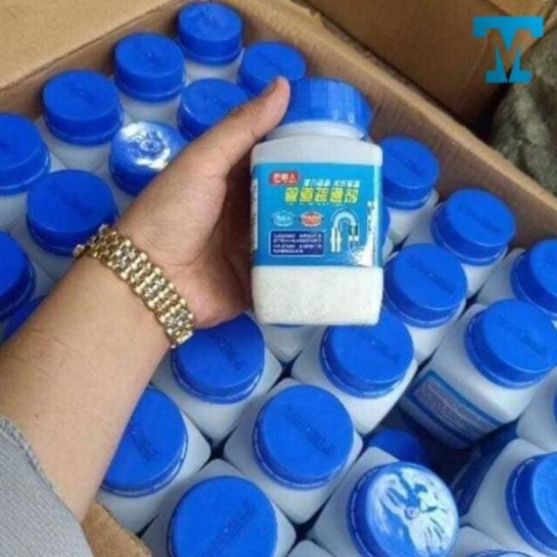Lọ Thông Cống Vuông Nắp Xanh Cực Mạnh