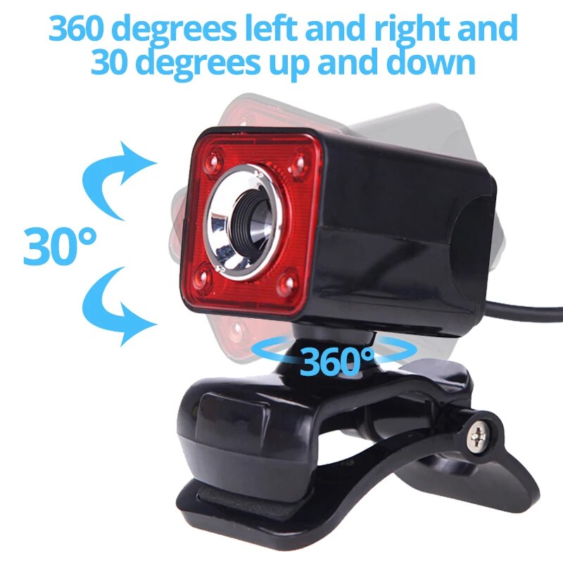 Webcam 1080P Đầy Đủ Webcam HD 30fps Phích cắm USB Web Cam Cho Máy tính để bàn Mac máy tính xách tay Máy Tính Để Bàn Youtube Skype máy ảnh mini