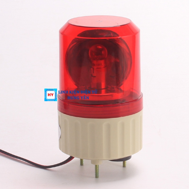 Đèn Quay Cảnh Báo Có Còi 12V - 24V - 220V
