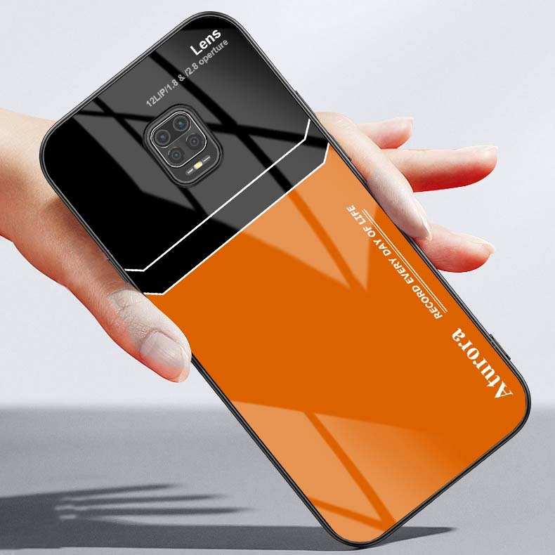 Ốp Lưng XIAOMI REDMI NOTE 9, NOTE 9S, NOTE 9 PRO Mặt Lưng Kính Cường Lực Sáng Bóng