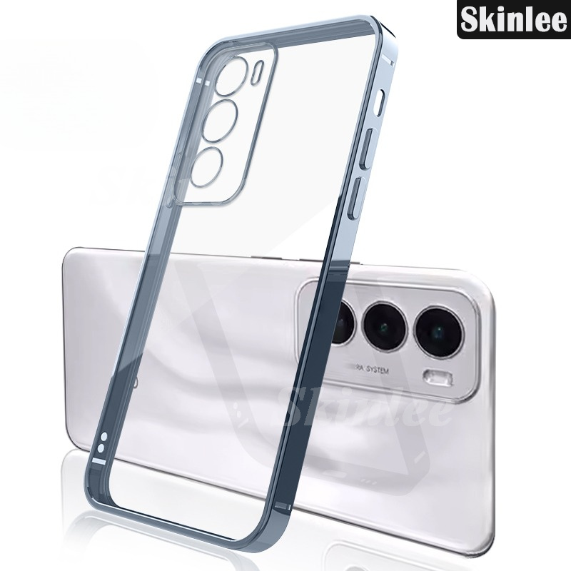 Phone case For OPPO Reno 12 Back cover Transparent Clear Plating Electroplate Shining Clear Soft Cover For OPPO Reno12 Pro Cover cases.