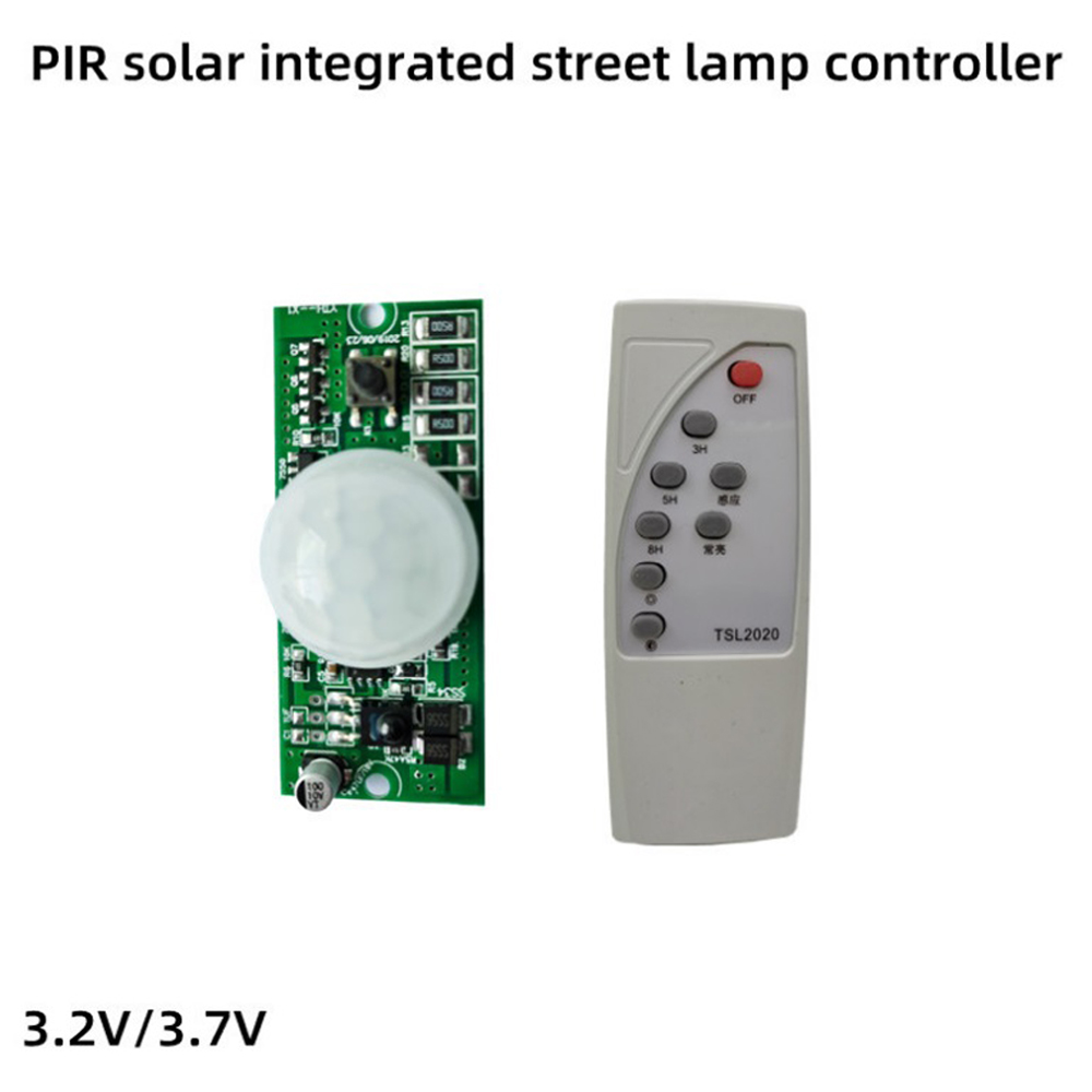 Remote Control Solar Circuit Board PIR Human Body Induction 3.2V/3.7V Solar Street Lamp Controller Module Solar Lamp Controller
