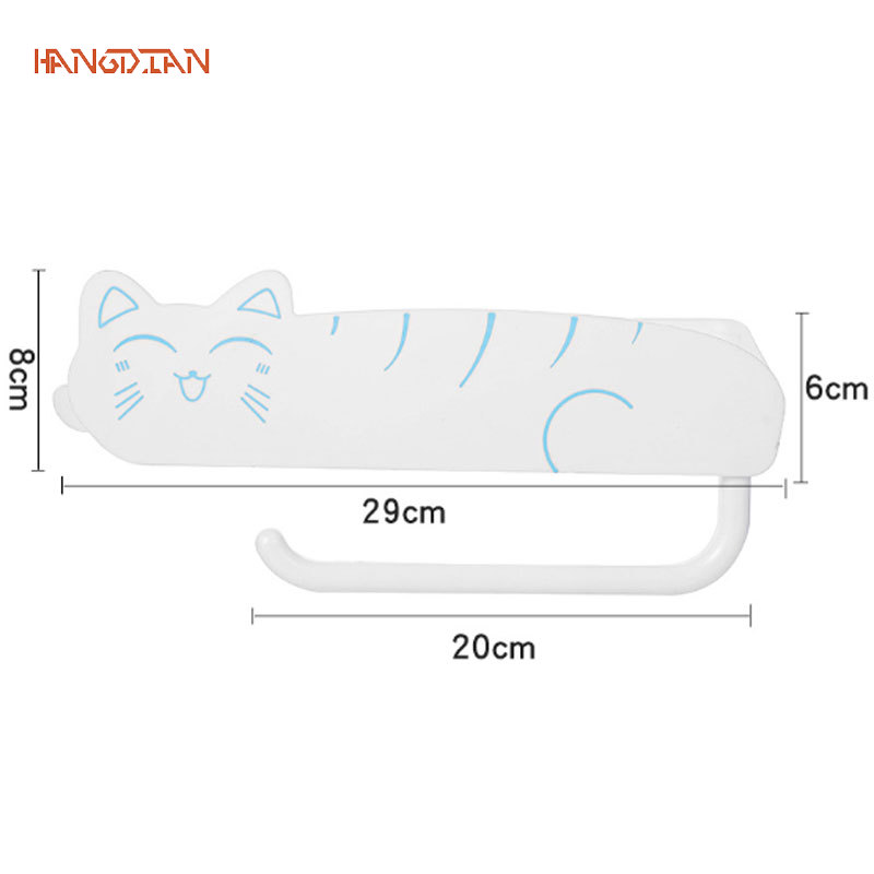Perforation-free storage shelf Creative pet bathroom toilet plastic storage shelf