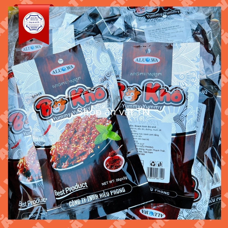 [ Sỉ ] 30 Gói Snack Bò Khô Thơm cay