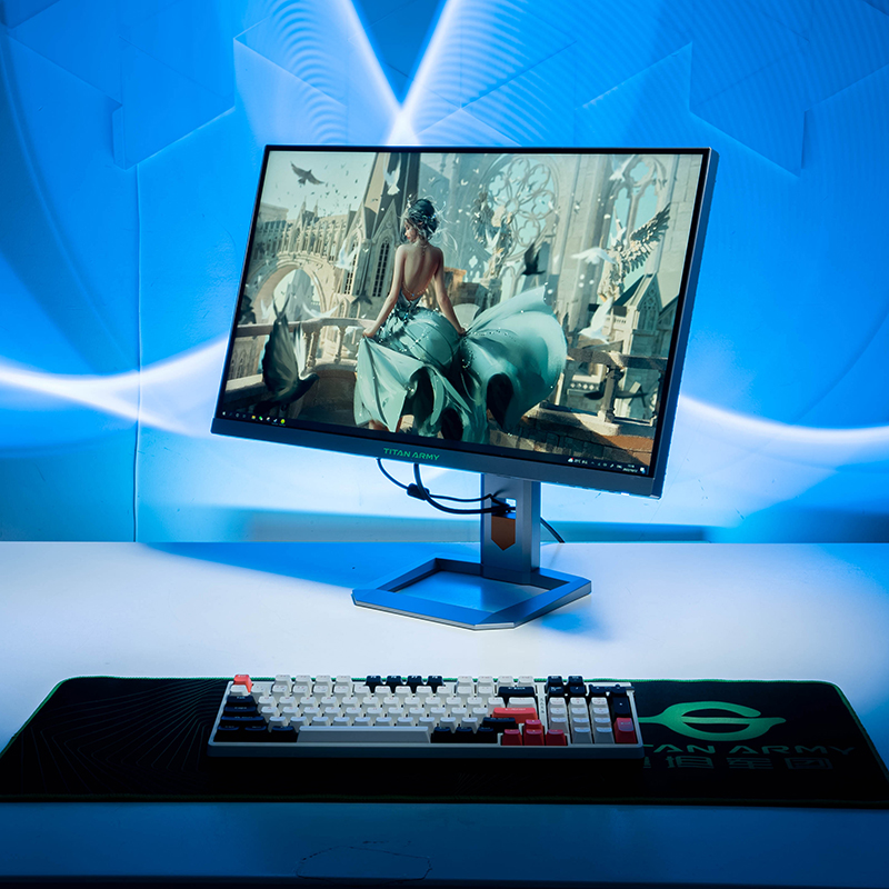 TITAN ARMY 27 inch 2K MINI LED game display 240HZ high refresh rate sub monitor 0.5ms (GTG) response HDR1000 FAST IPS screen. 