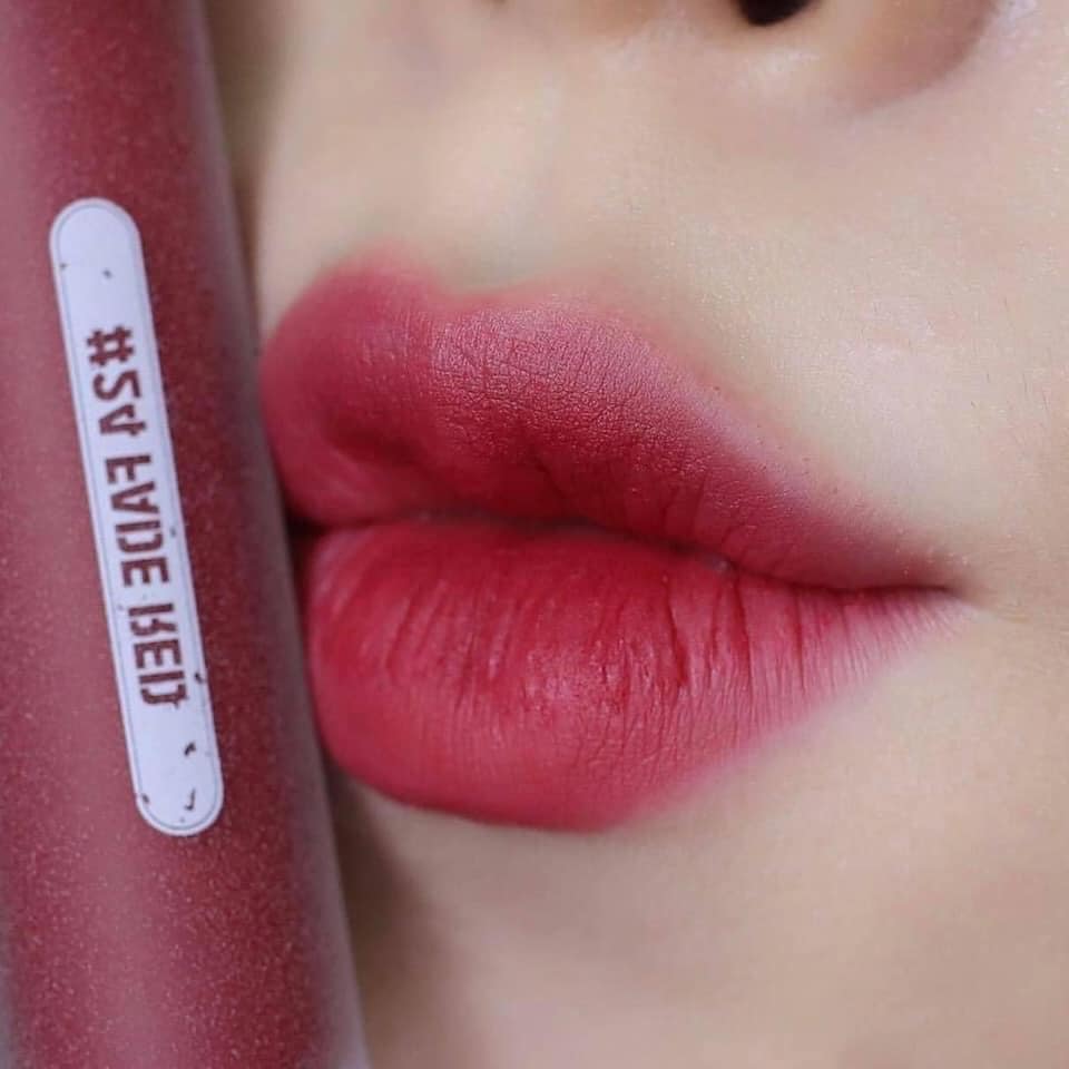 Son kem lì Romand 24  𝐅𝐚𝐝𝐞 𝐑𝐞𝐝 hồng đỏ ánh tím