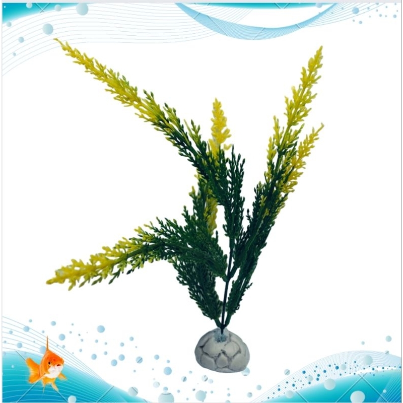 Hiasan Dekorasi Aquarium Aquascape model TANAMAN PADI